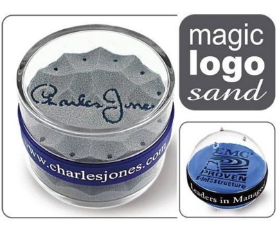 Picture of MAGIC LOGO SAND PAPERWEIGHT.