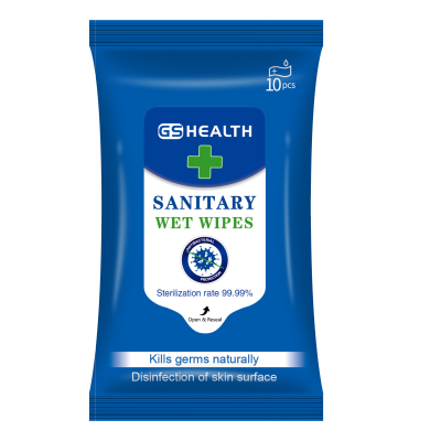 Picture of ANTIBACTERIAL WET WIPE TISSUE PACK - 10 PACK.