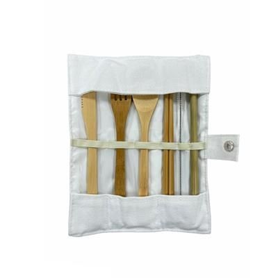 Picture of BAMBOO POUCH CUTLERY SET