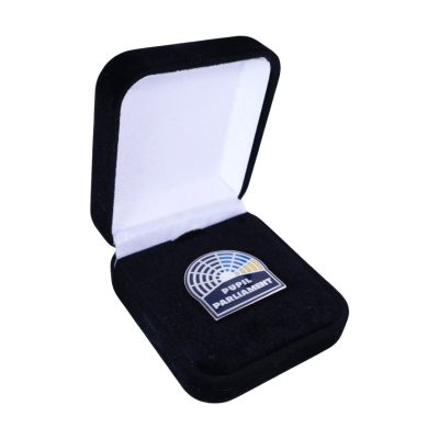 Picture of HARD ENAMEL BADGE in Hinged Velour Box