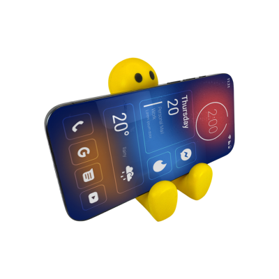 Picture of SMILEY FACE PERSON STRESS MOBILE PHONE HOLDER