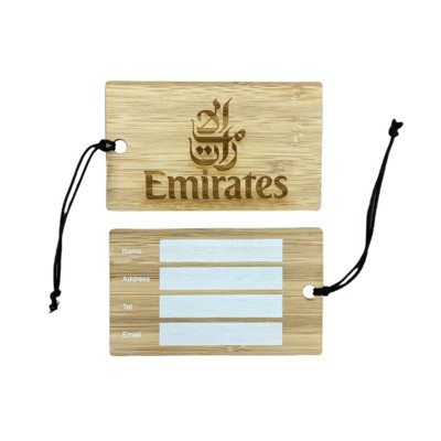 Picture of BAMBOO LUGGAGE TAG