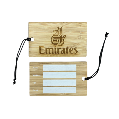 Picture of BAMBOO LUGGAGE TAG.