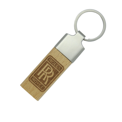 Picture of WOOD EXECUTIVE KEYRING.