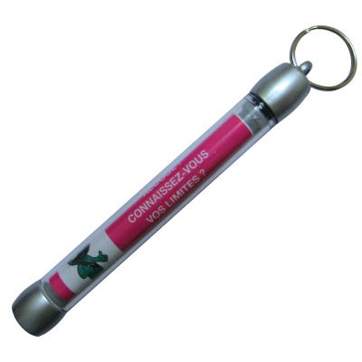 Picture of PLASTIC BANNER KEYRINGS.