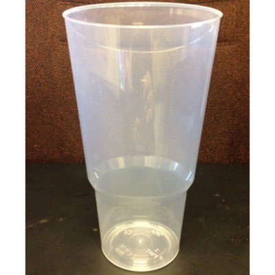 Picture of 2 PINT CLEAR TRANSPARENT PLASTIC TUMBLER.