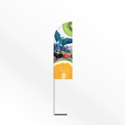 Picture of LARGE FEATHER FLAG BANNER with Car Base