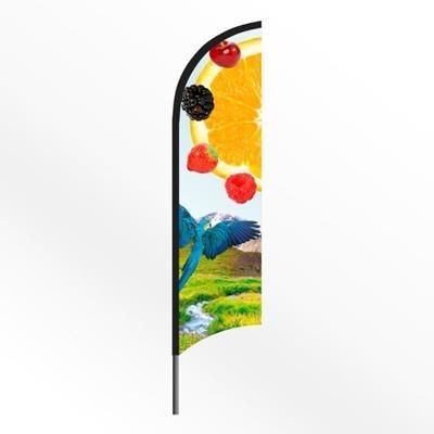 Picture of X LARGE FEATHER FLAG BANNER with Spiked Base.