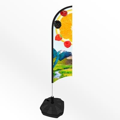 Picture of LARGE FEATHER FLAG BANNER with Water or Sand Base