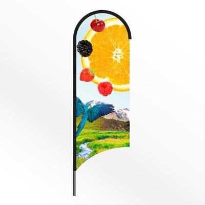 Picture of LARGE WING FEATHER FLAG BANNER with Spiked Base