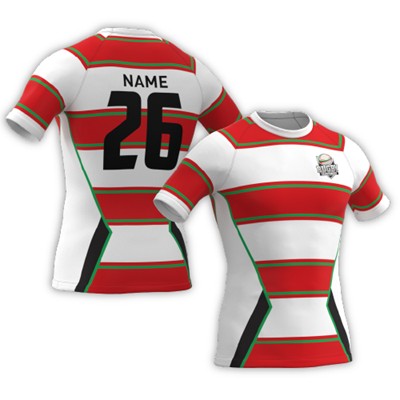 Picture of FULLY SUBLIMATED BESPOKE RUGBY SHIRT.