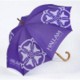 Picture of FASHION Walking length umbrella with a wooden pole and crook handle