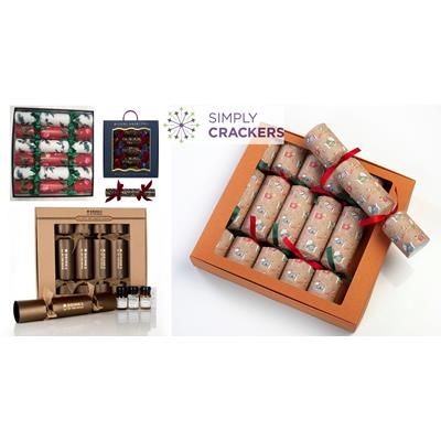 Picture of BESPOKE BOX OF 6 CHRISTMAS CRACKERS