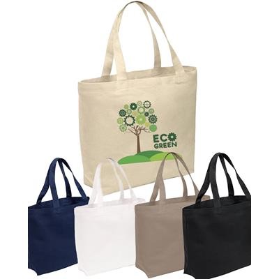 Picture of 100% 140GSM OVERSIZED NATURAL ECO-FRIENDLY COTTON SHOPPER TOTE BAG