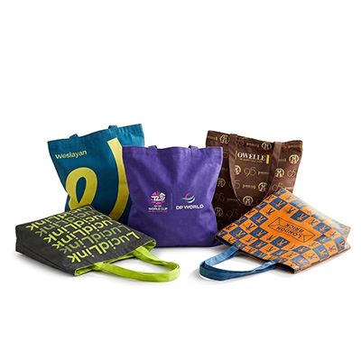 Picture of DUNHAM 5OZ DYE SUB EDGE TO EDGE POLY COTTON SHOPPER TOTE BAG