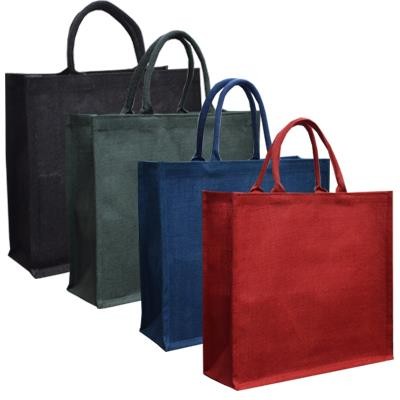 Picture of DORFOLD LARGE DYED JUTE BAG in Navy