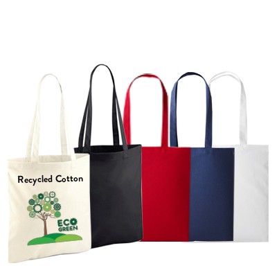 Picture of ECOHOICE 5OZ NATURAL RECYCLED COTTON SHOPPER.