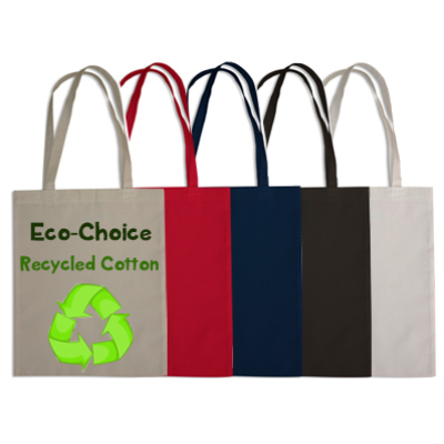 Picture of ECOCHOICE 5OZ DYED RECYCLED COTTON BAG