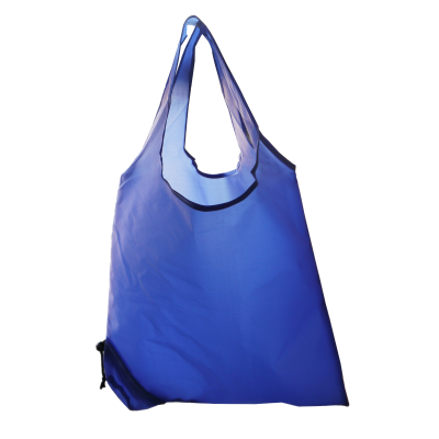 Picture of BLUE POLYESTER FOLDING BAG in a Bag.