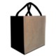 Picture of JUT3 NATURAL JUTE BAG with Black Trim