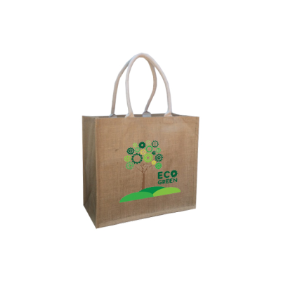 Picture of JUT4LH LARGE JUTE BAG with Extra Large Gusset & Handles.