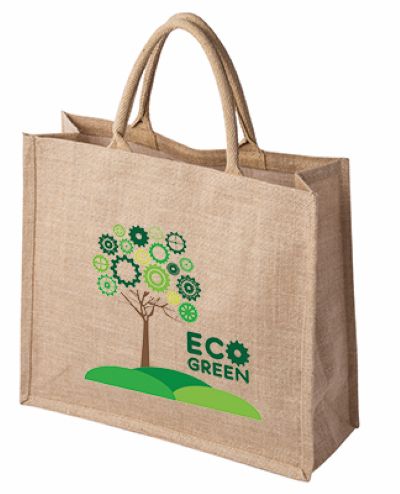 Picture of LARGE ECO FRIENDLY NATURAL JUTE BAG