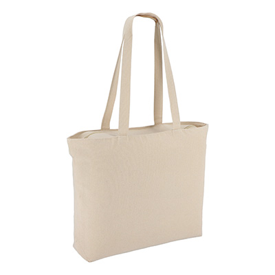 Picture of 10OZ COTTON CANVAS BAG with Zip Closure