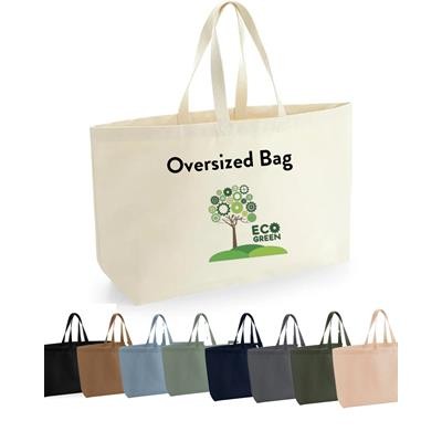 Picture of 14OZ BIODEGRADABLE 100% COTTON OVERSIZED SUSTAINABLE CANVAS BAG