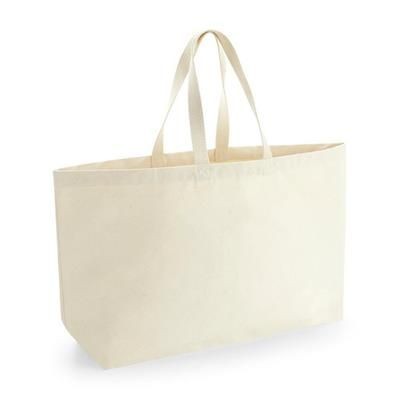 Picture of 14OZ BIODEGRADABLE 100% COTTON OVERSIZED CANVAS BAG.