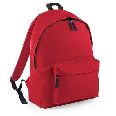 Picture of ADLINGTON 600D POLYESTER BACKPACK RUCKSACK in Red