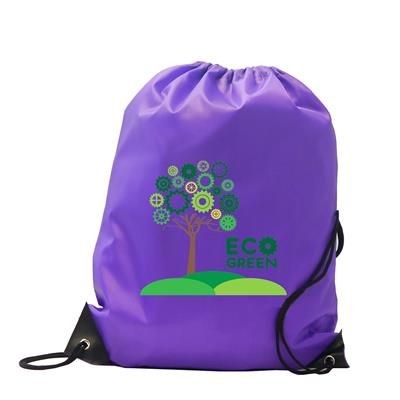 Picture of BURTON 210D POLYESTER DRAWSTRING BAG.