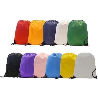 Picture of BURTON RECYCLABLE POLYESTER DRAWSTRING GYMSAC BAG.