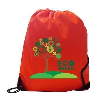 Picture of 210D CHILDRENS RECYCLABLE BURTON POLYESTER GYMSACK DRAWSTRING BAG