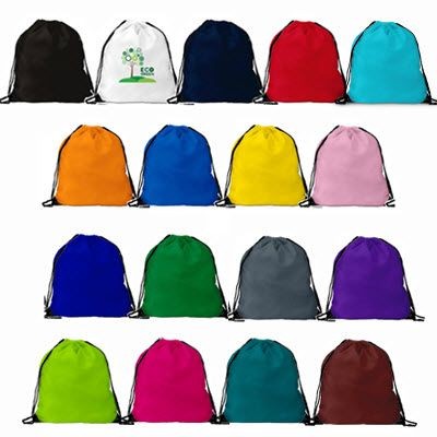 Picture of BURTON ECO FRIENDLY RECYCLABLE POLYESTER DRAWSTRING GYMSAC BAG.