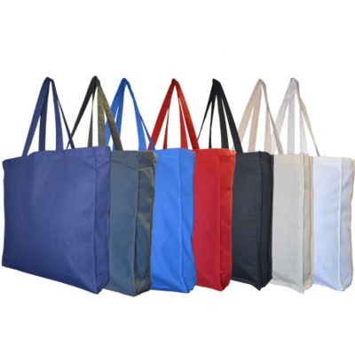 10oz DUNHAM DYED COTTON CANVAS BAG BIODEGRADABLE with Gusset.