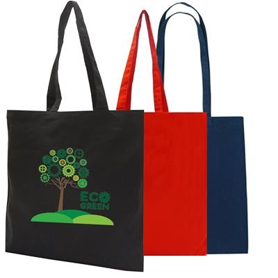Picture of DUNHAM BLACK DYED COTTON SHOPPER TOTE BAG FOR LIFE