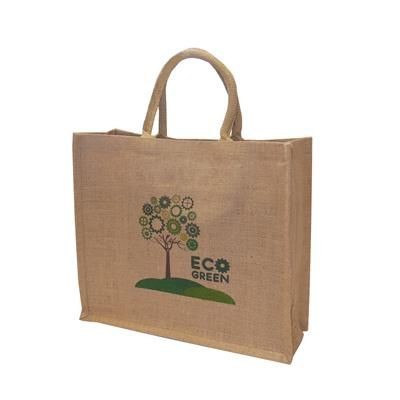 Picture of TATTON JUTE CARRIER BAG - EXTRA LARGE.