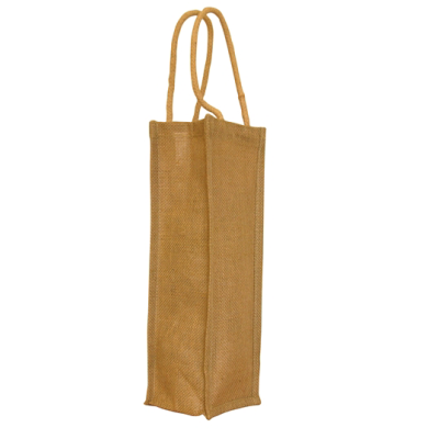 Picture of JUTE SINGLE BOTTLE BAG