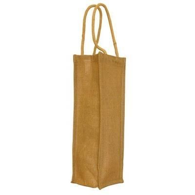 Picture of TATTON JUTE SINGLE GIFT BOTTLE BAG