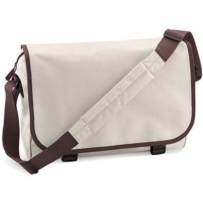 Picture of MARBURY 600D POLYESTER MESSENGER BAG in Sand.