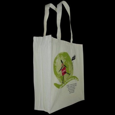 Picture of ARLEY ORGANIC COTTON SHOPPER TOTE BAG with Gusset.