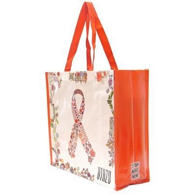 Picture of KNOWSLEY GLOSSY LAMINATED WOVEN PP BAG FOR LIFE with Nylon Handles.