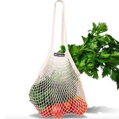 Picture of 100% NATURAL COTTON NET STRING MESH SHOPPER TOTE BAG