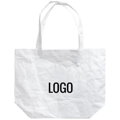 Picture of KRAFT NON WOVEN REUSABLE SHOPPER TOTE BAG.