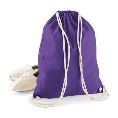 Picture of WESTFORD MILL COTTON GYMSAC DRAWSTRING BACKPACK RUCKSACK