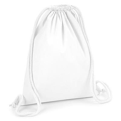 Picture of WESTFORD MILL BIODEGRADABLE ORGANIC 200GSM PREMIUM COTTON DRAWSTRING BAG.