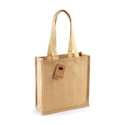 Picture of WESTFORD MILL JUTE TOTE BAG with Long Cotton Carry Handles.