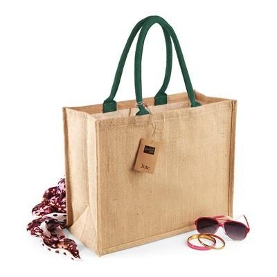 Picture of WESTFORD MILL CLASSIC JUTE SHOPPER TOTE BAG