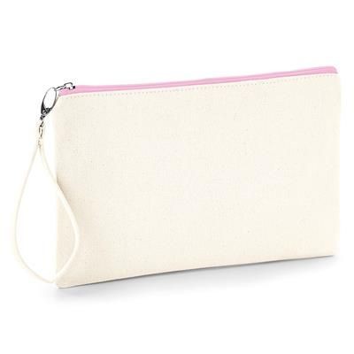 Picture of WESTFORD MILL CANVAS WRISTLET POUCH with Removable Strap.