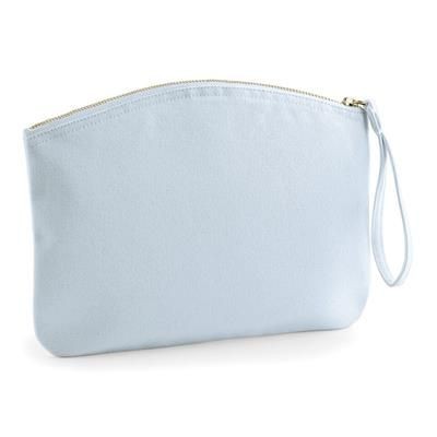 Picture of WESTFORD MILL ORGANIC BRUSHED CANVAS WRISTLET POUCH with Zip Closure.